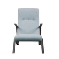 Accent Chair light blue-polyester