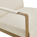 Accent Chair cream-polyester