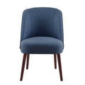 Bexley Rounded Back Dining Chair blue-polyester