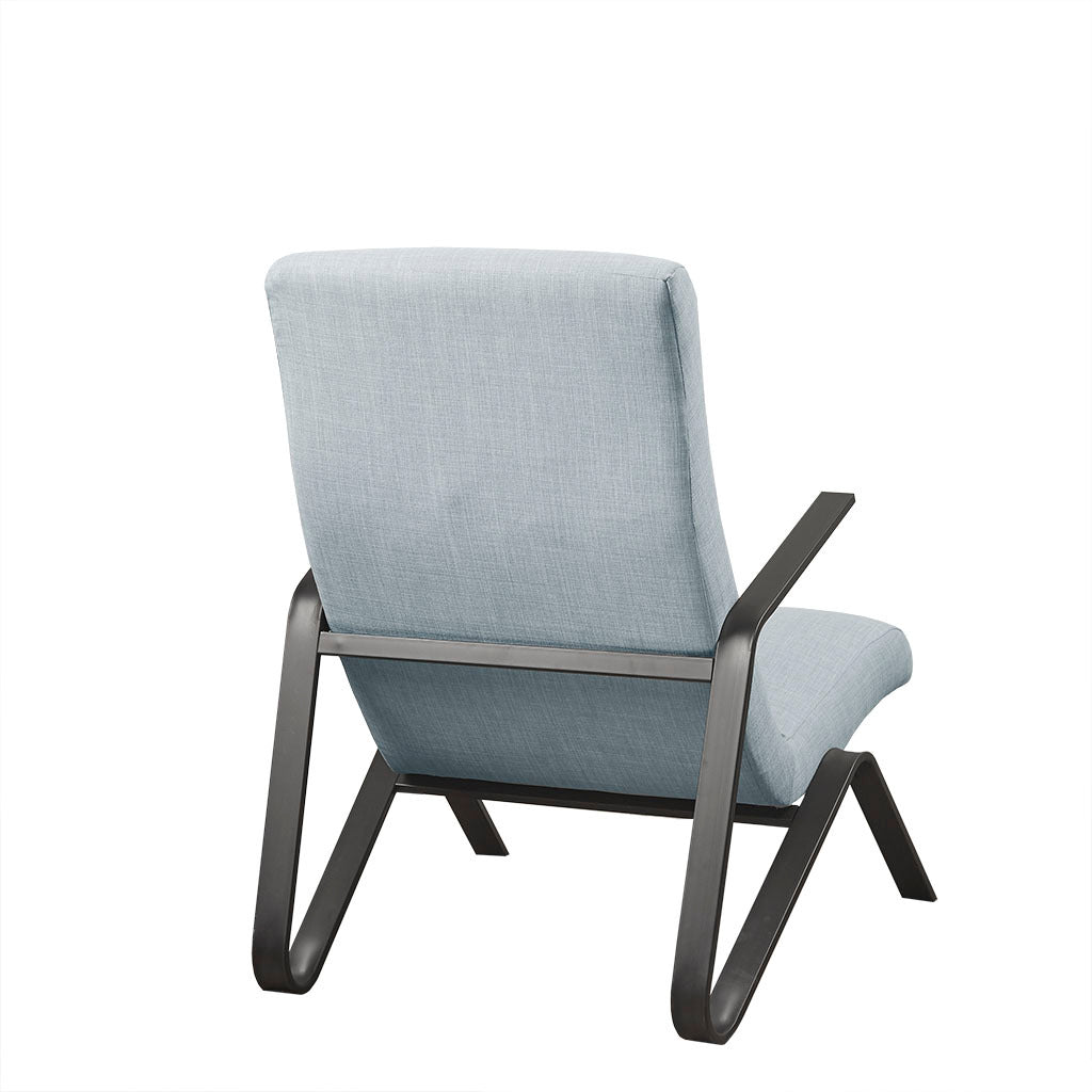 Accent Chair light blue-polyester