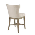 Counter Stool With Swivel Seat cream-polyester