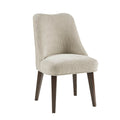 Dining Chair set of 2 beige-polyester