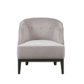 Accent chair taupe-polyester