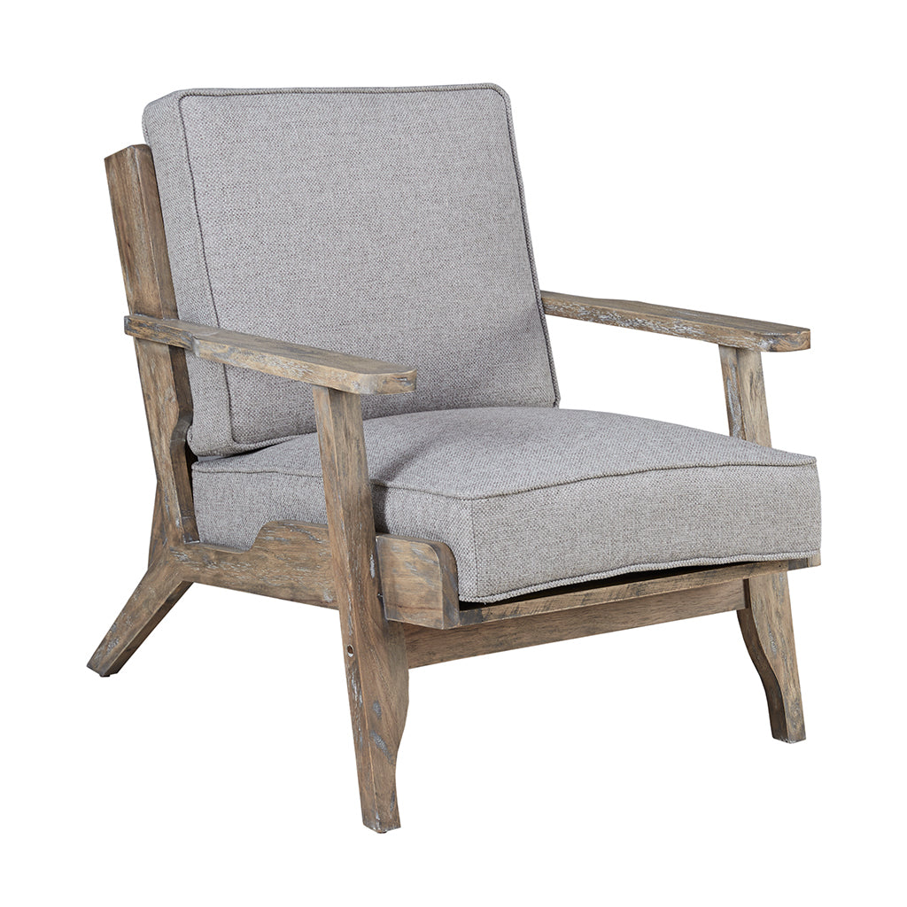Only support Buyer Malibu Accent Chair grey-solid wood