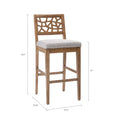 Counter Stool light grey-polyester