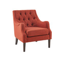 Button Tufted Accent Chair spice-polyester