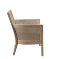 Cane Armchair cream+reclaimed natural-polyester