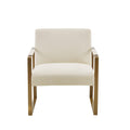 Accent Chair cream-polyester