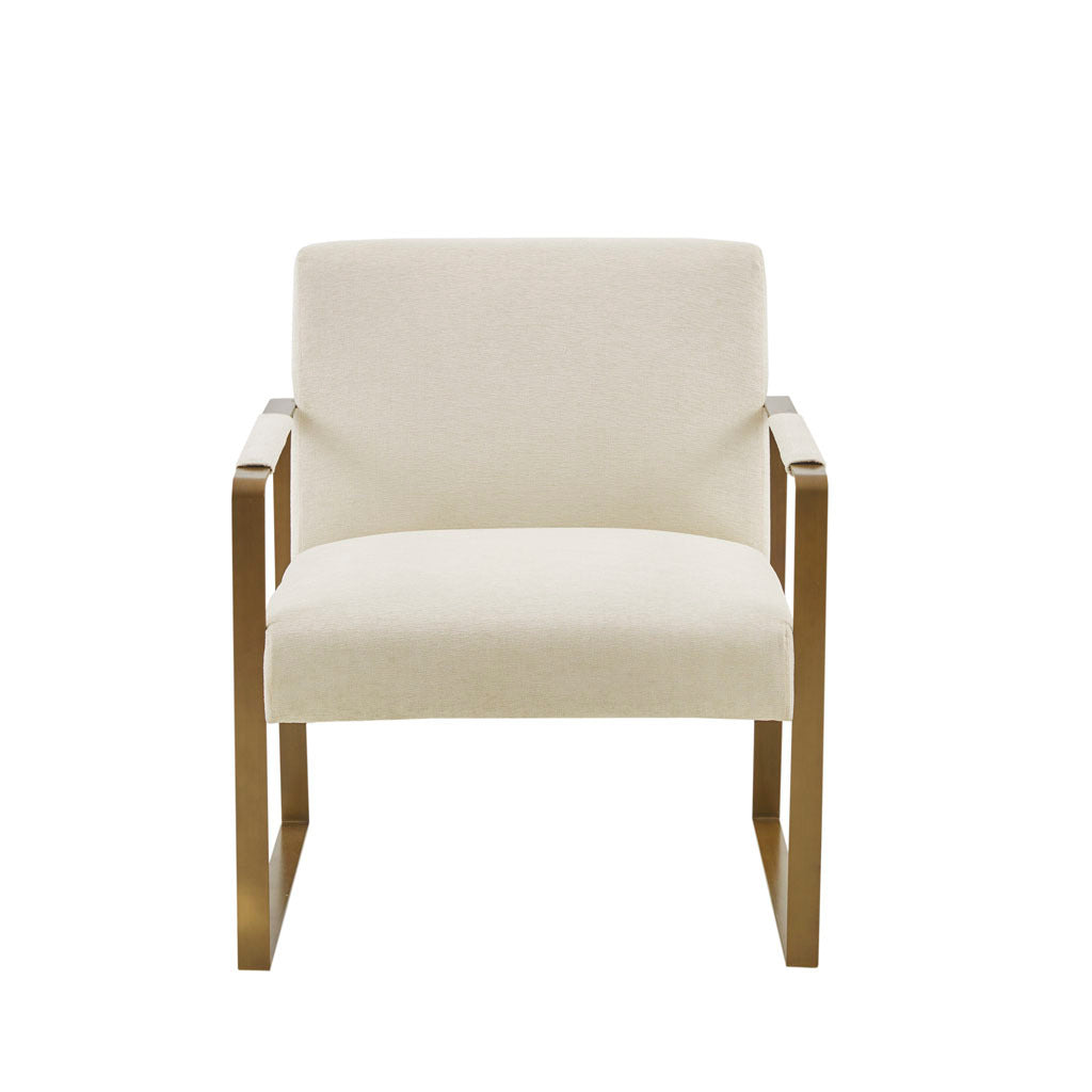 Accent Chair cream-polyester