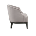 Accent chair taupe-polyester