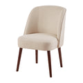 Bexley Rounded Back Dining Chair natural-polyester