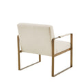 Accent Chair cream-polyester