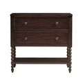 2 Drawer Accent Chest morocco brown-wood