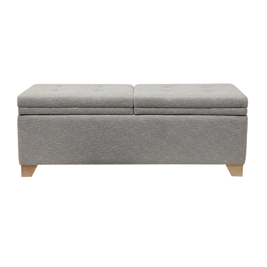 Soft Close Storage Bench natural-polyester