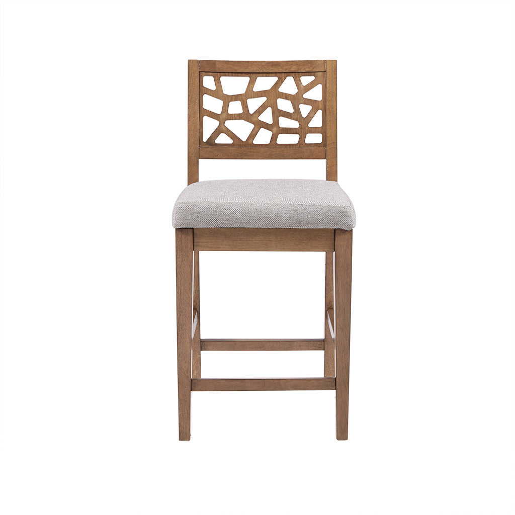 Barstool light grey-polyester