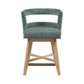 Swivel Counter Stool grey-polyester