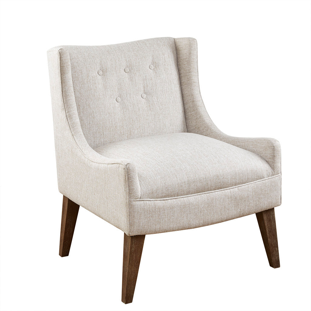 Accent Chair cream-polyester