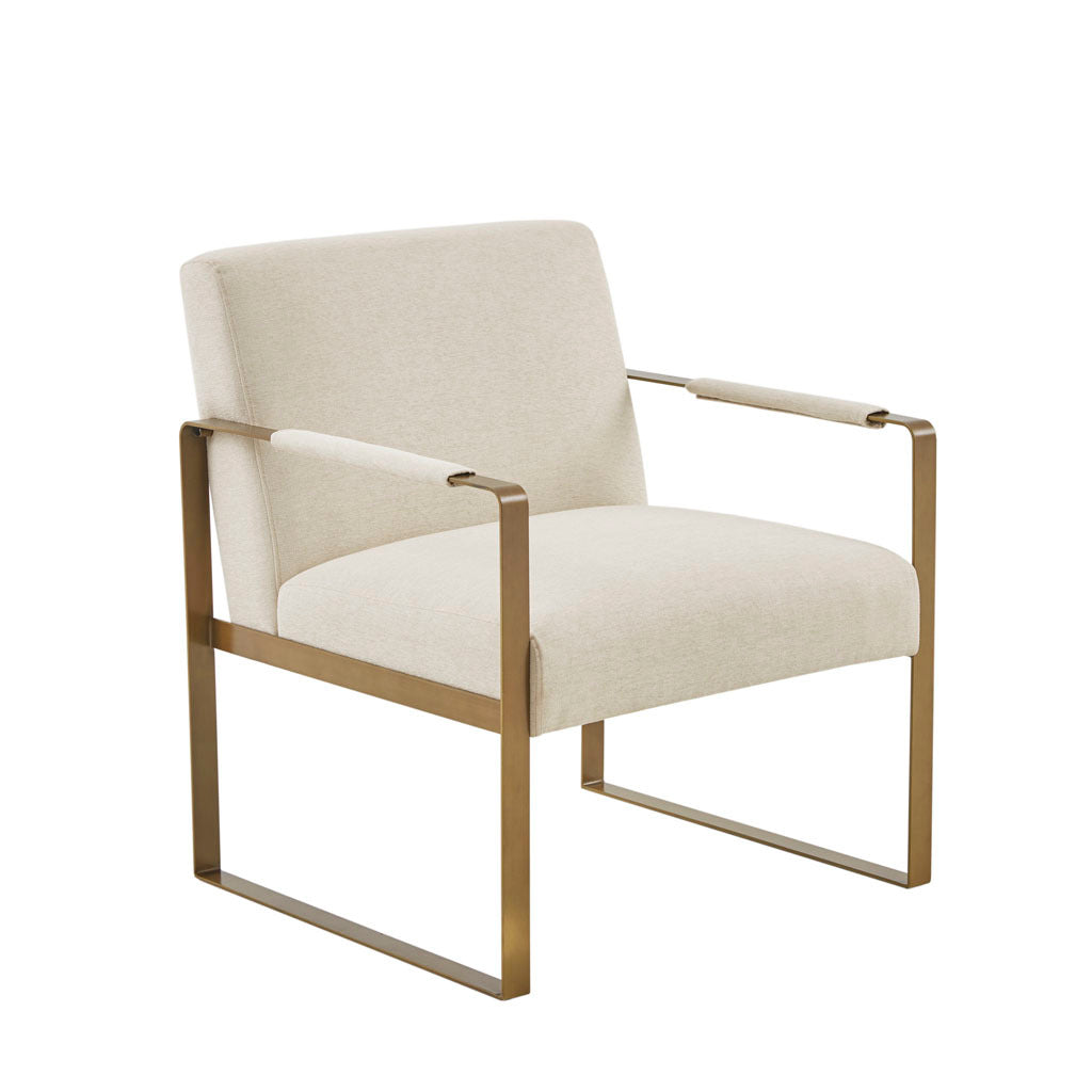 Accent Chair cream-polyester