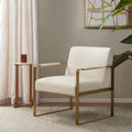 Accent Chair cream-polyester