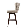 Only support Buyer Hancock Swivel Bar Stool camel-solid wood