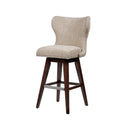 Only support Buyer Hancock Swivel Bar Stool camel-solid wood