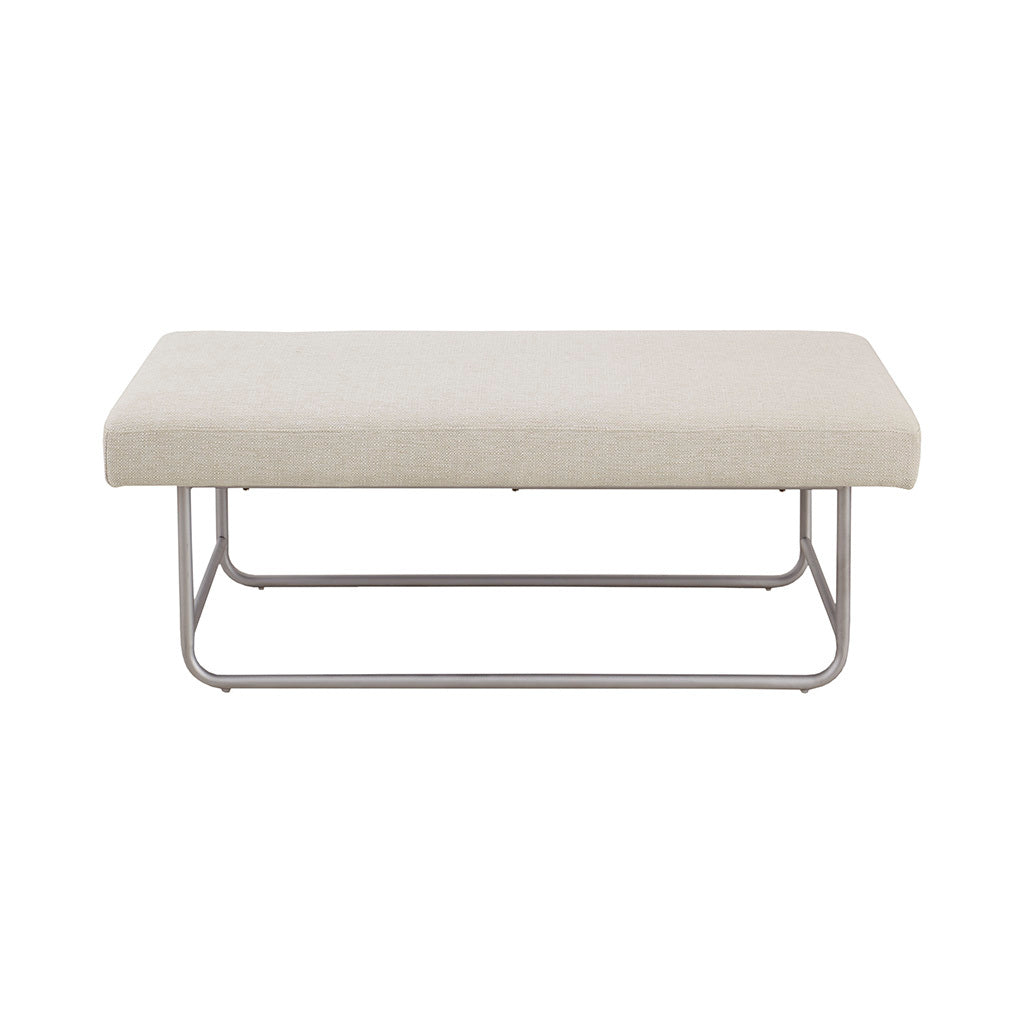 Bench ivory-polyester