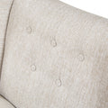 Accent Chair cream-polyester