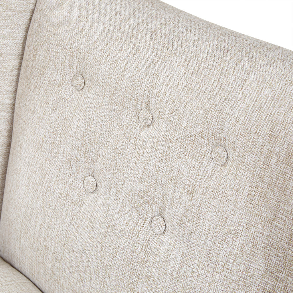 Accent Chair cream-polyester