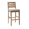 Counter Stool light grey-polyester