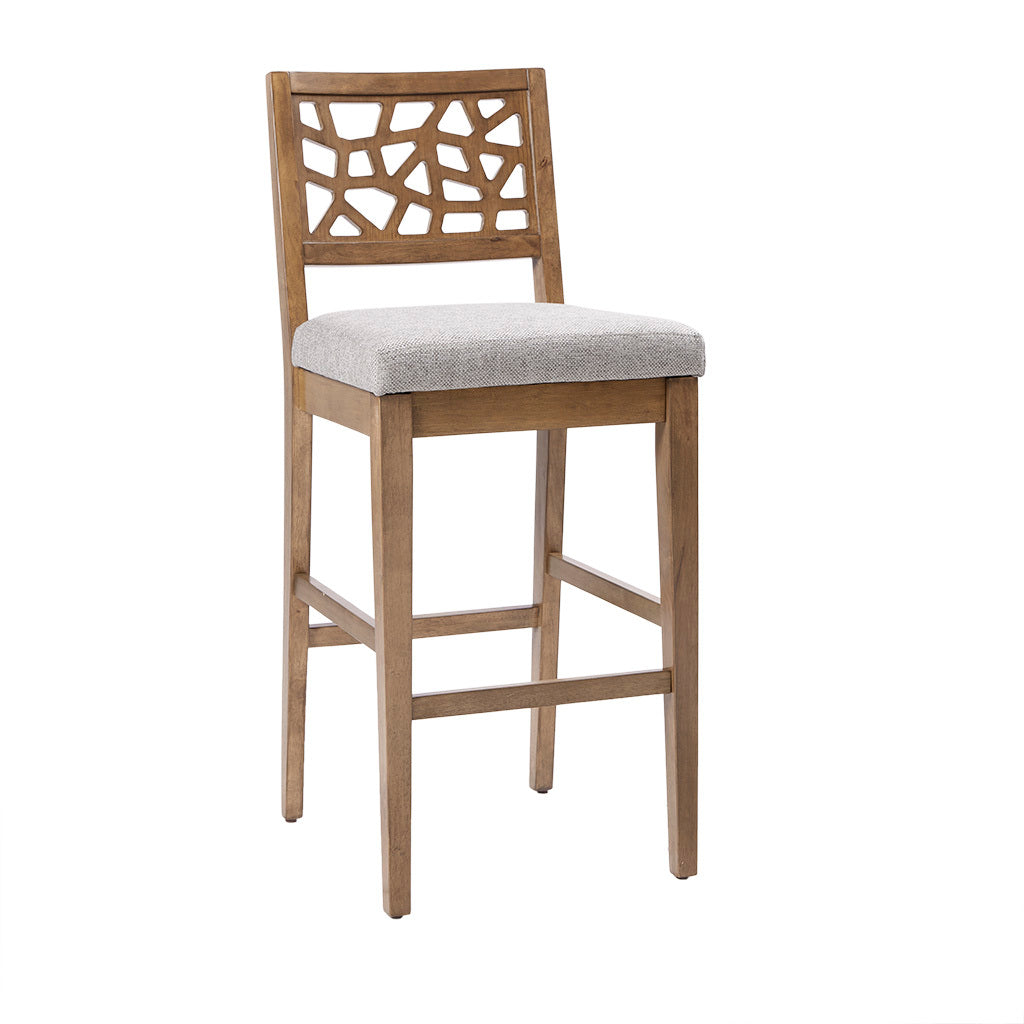 Counter Stool light grey-polyester