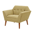 Lounge Chair pale green-polyester