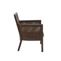 Cane Armchair tan+espresso-polyester