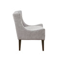 Accent Chair gray-polyester