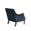 Button Tufted Accent Chair navy-polyester