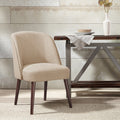 Bexley Rounded Back Dining Chair natural-polyester