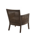 Cane Armchair tan+espresso-polyester