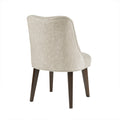 Dining Chair set of 2 beige-polyester