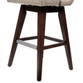 Only support Buyer Hancock Swivel Bar Stool camel-solid wood