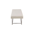 Bench ivory-polyester