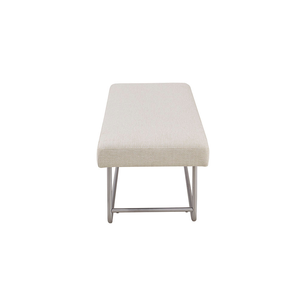 Bench ivory-polyester