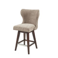 Only support Buyer Hancock Swivel Counter Stool camel-solid wood