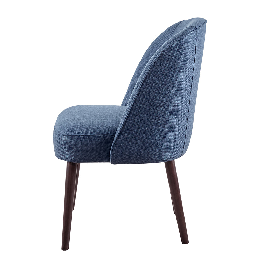 Bexley Rounded Back Dining Chair blue-polyester