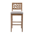 Counter Stool light grey-polyester