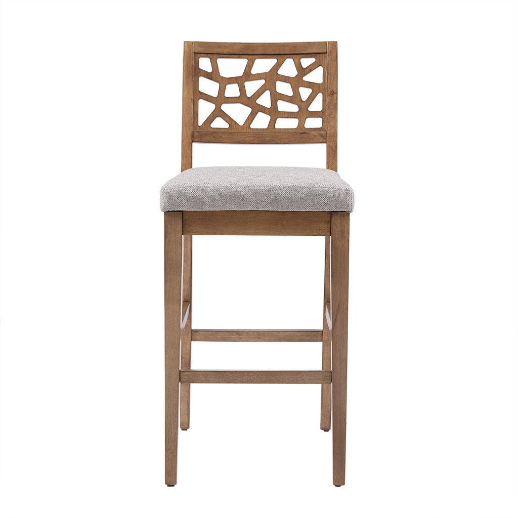 Counter Stool light grey-polyester