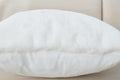 Agnes Luxury Chinchilla Faux Fur Pillow 18 In. x 18 white-polyester