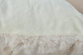 Agnes Luxury Chinchilla Faux Fur Pillow 18 In. x 18 beige-polyester