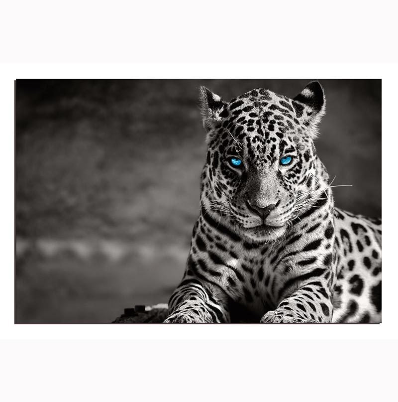 Oppidan Home "Spotted Leopard in Black and White"