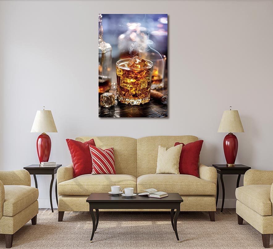 Oppidan Home "On the Rocks" Acrylic Wall Art 48"h