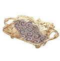 Ambrose Chrome Plated Crystal Embellished Ceramic gold-ceramic