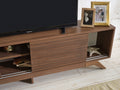 FurnisHome Store Luxia Mid Century Modern Tv Stand 2 walnut-solid wood